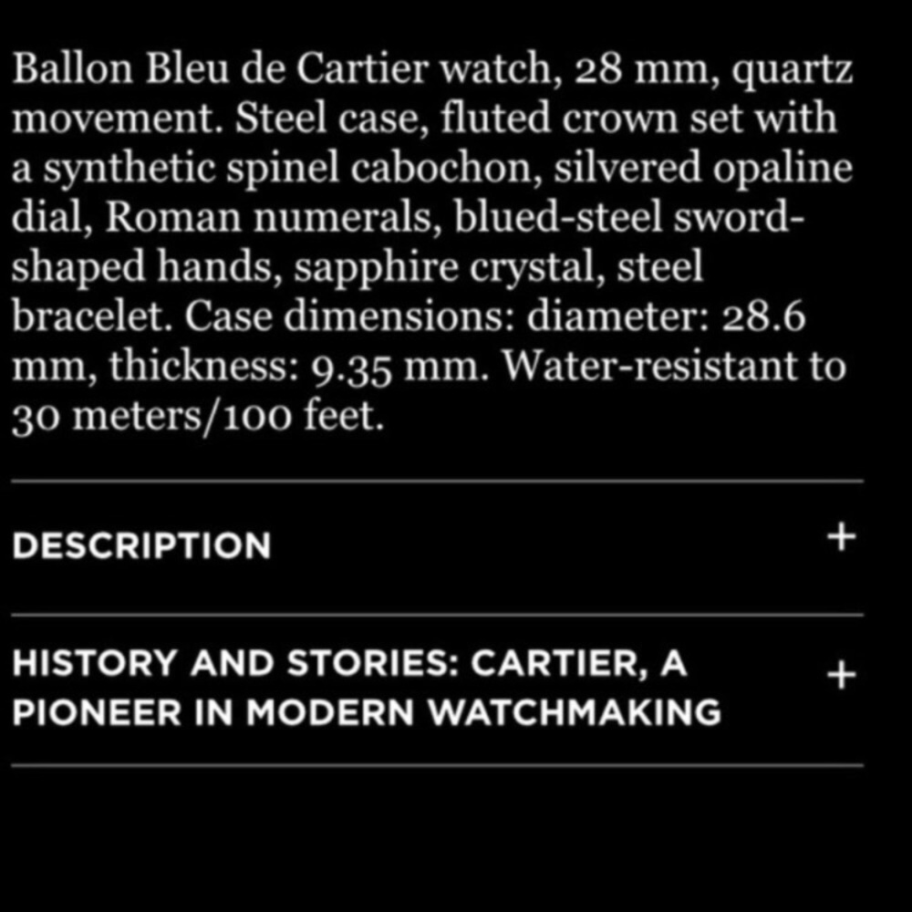 Cartier Ballon Bleu - Picture 5 of 8